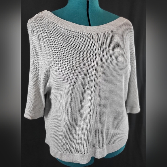 LOFT silver sweater🦢 - Picture 3 of 5
